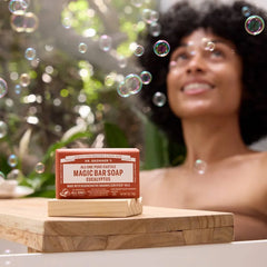 Dr. Bronner's All-One Pure-Castile Magic Bar Soap - Eucalyptus - 5oz: For Normal Skin, Basic Cleansing, Free from Parabens